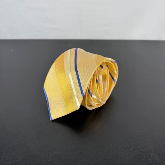 Jos. A. Bank Traveller Collection NEW 100% Silk Yellow Neck Tie - Picture 1 of 4